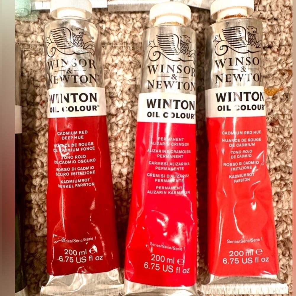 Lot of 20 Winsor & Newton Oil Paint Tubes- Bundle includes 20- 6.75 oz Tubes NEW - Picture 5 of 11
